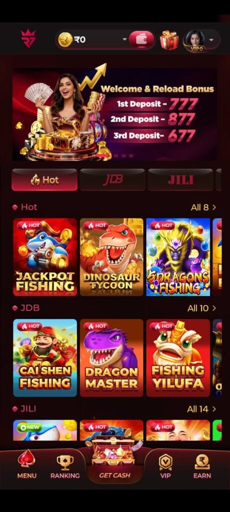 Raja7 APK download page showing Android installation interface and secure app package