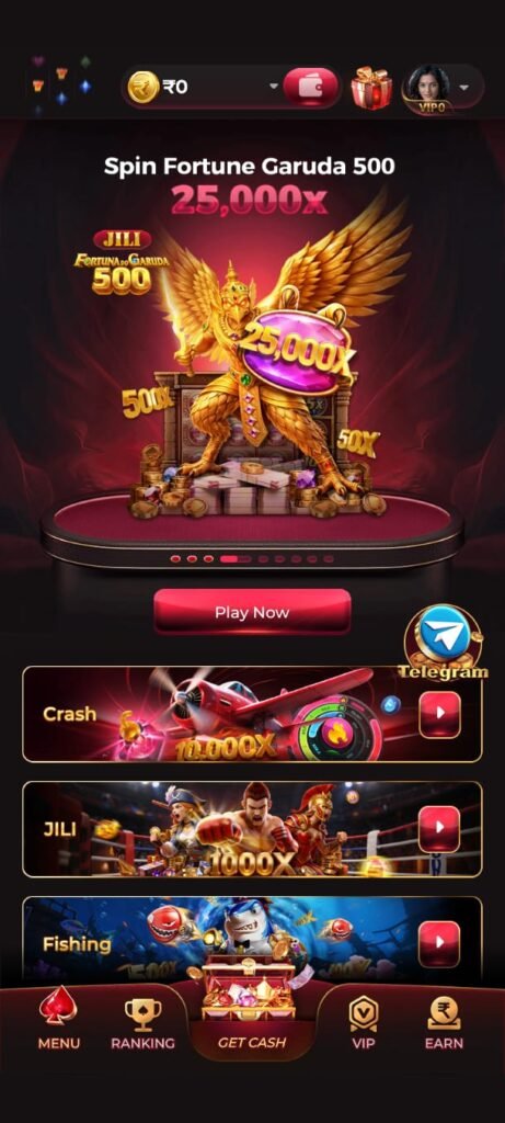 Raja7 Game official gaming platform interface with modern design and smooth user experience